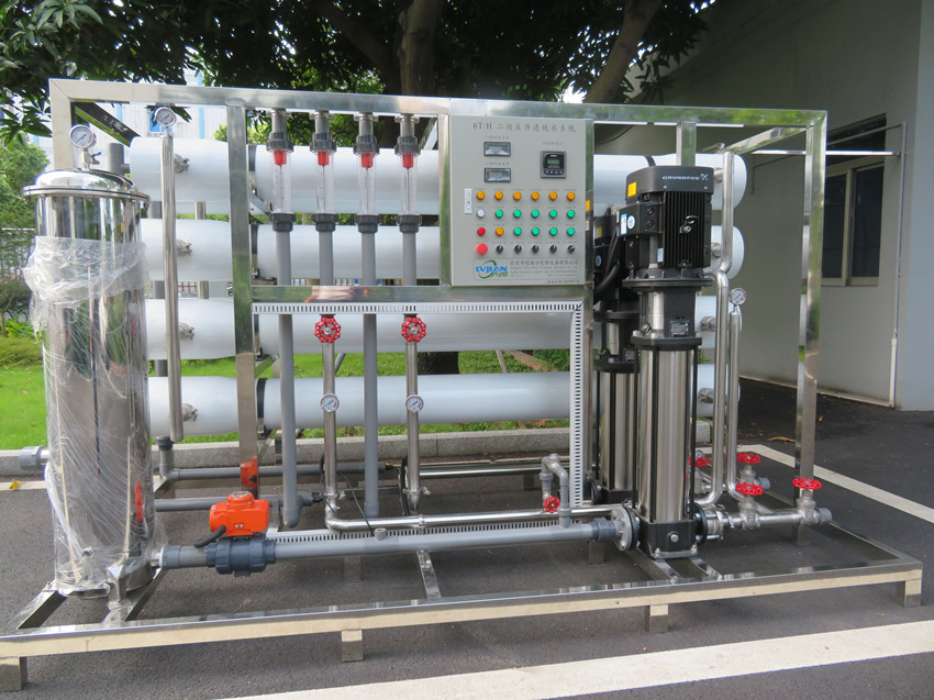 二級(jí)反滲透純凈水設(shè)備_電導(dǎo)率5us以下雙級(jí)反滲透