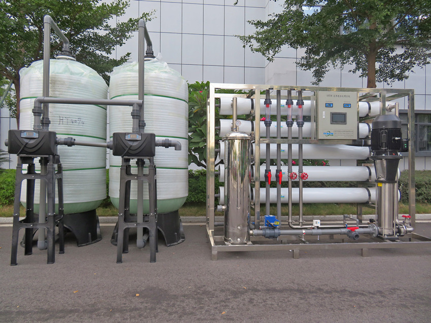 10噸/小時(shí)反滲透凈水水設(shè)備,印染廠(chǎng)用反滲透軟化水設(shè)備